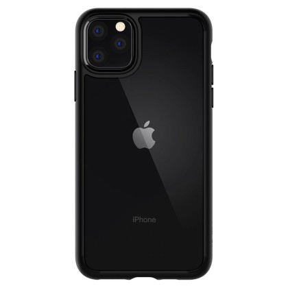 Удароустойчив твърд кейс за iPhone 11 Pro от Spigen Ultra Hybrid - Матово Черно