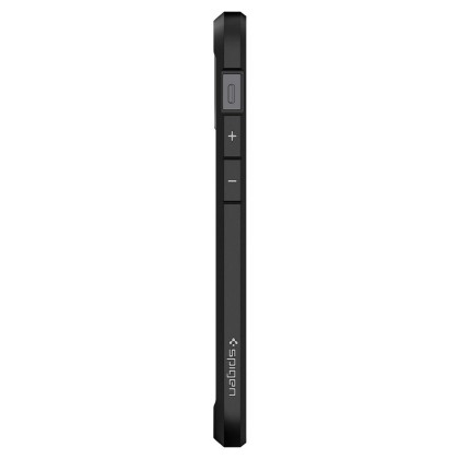 Удароустойчив твърд кейс за iPhone 12 Mini от Spigen Ultra Hybrid - Матово Черно