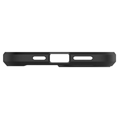 Удароустойчив твърд кейс за iPhone 12 / 12 Pro от Spigen Ultra Hybrid - Матово Черно