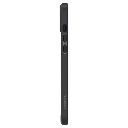 Удароустойчив твърд кейс за iPhone 14 от Spigen Ultra Hybrid - Матово Черно