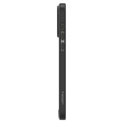 Удароустойчив твърд кейс за iPhone 14 Pro Max от Spigen Ultra Hybrid - Frost Black