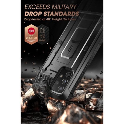 360 градусов калъф за Samsung Galaxy A52 / A52s от Supcase Unicorn Beetle Pro - Черен