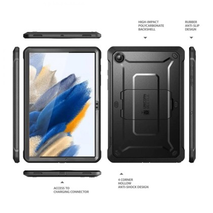 360 градусов калъф за Samsung Galaxy Tab A8 10.5 от Supcase Unicorn Beetle Pro - Черен