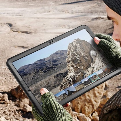360 градусов калъф за Samsung Galaxy Tab S7+ / S8+ Plus 12.4 от Supcase Unicorn Beetle Pro - Черен