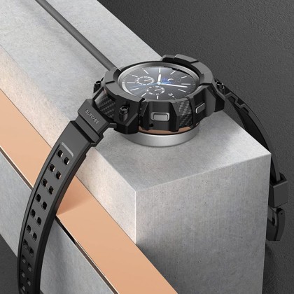 Калъф с каишка за Samsung Galaxy Watch 4 (44mm) от Supcase Unicorn Beetle Pro - Черен