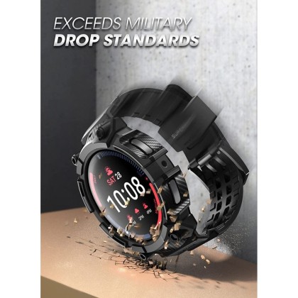 Калъф с каишка за Samsung Galaxy Watch 5 Pro (45mm) от Supcase Unicorn Beetle Pro - Черен