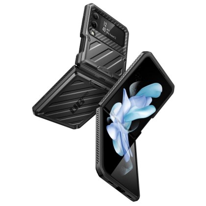 360 градусов калъф за Samsung Galaxy Z Flip 4 от Supcase Unicorn Beetle Pro - Черен