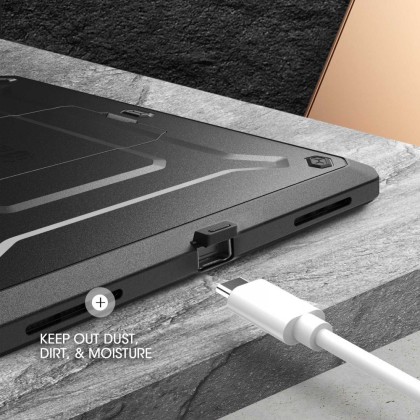 360 градусов калъф за iPad Air 10.9 4/5/ (2020-2022) / 6 (11" 2024) от Supcase Unicorn Beetle Pro - Черен