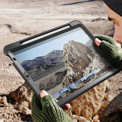 360 градусов калъф за iPad Air 10.9 4/5/ (2020-2022) / 6 (11" 2024) от Supcase Unicorn Beetle Pro - Черен