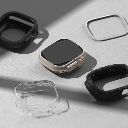 4 х Протектор от закалено стъкло за Apple Watch Ultra 1 / 2 (49mm) от Ringke ID FC Glass 4-Pack - Прозрачен