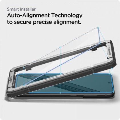 2 броя стъклени протектори за Samsung Galaxy S21 FE от Spigen ALM Glas.TR Slim 2-Pack - Прозрачни