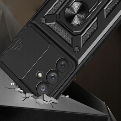 Удароустойчив калъф за Samsung Galaxy A54 5G от Tech-Protect CamShield Pro - Черен
