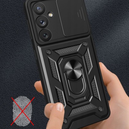 Удароустойчив калъф за Samsung Galaxy A54 5G от Tech-Protect CamShield Pro - Черен