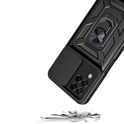 Удароустойчив калъф за Samsung Galaxy M53 5G от Tech-Protect CamShield Pro - Черен