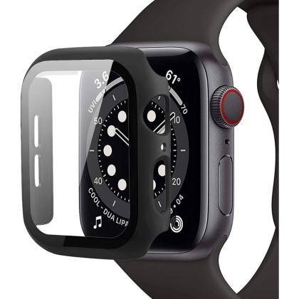 Кейс с протектор за Apple Watch 4 / 5 / 6 / SE (44mm) от Tech-Protect Defense360 - Черен