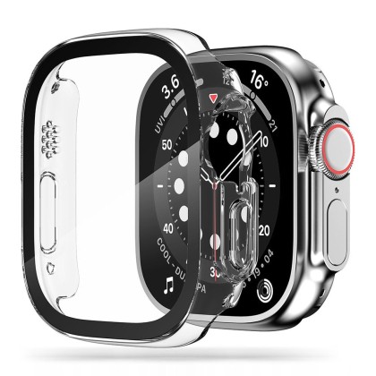 Кейс с протектор за Apple Watch Ultra 1/2 (49mm) от Tech-Protect Defense360 - Прозрачен