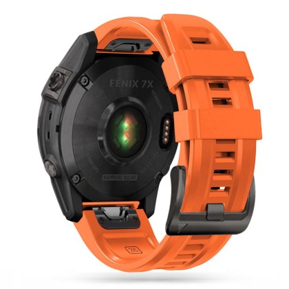 Силиконова каишка за Garmin Fenix 5 / 6 / 6 Pro / 7 от Tech-Protect IconBand – Оранжева