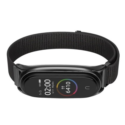 TECH-PROTECT NYLON XIAOMI MI SMART BAND 5 / 6 / 6 NFC BLACK