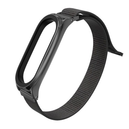 TECH-PROTECT NYLON XIAOMI MI SMART BAND 5 / 6 / 6 NFC BLACK