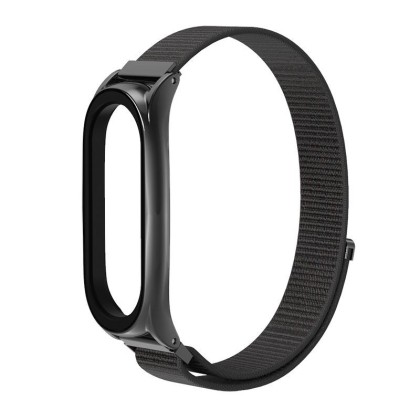 TECH-PROTECT NYLON XIAOMI MI SMART BAND 5 / 6 / 6 NFC BLACK