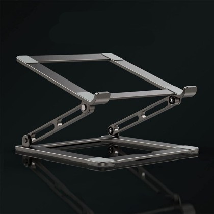 Алуминиева стойка за лаптопи до 17′′ от Tech-Protect Universal Laptop Stand - Сива