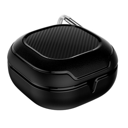 Удароустойчив кейс за Samsung Galaxy Buds FE / Pro / 2 / 2 Pro / Live от Tech-Protect Rough - черен