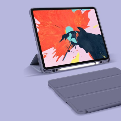 Силиконов калъф за iPad Pro 12.9 от Tech-Protect SC PEN - Черен