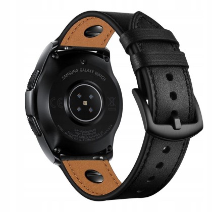 Кожена каишка за Samsung Galaxy Watch 4/5/5 Pro/6 от Tech-Protect Screwband - Черна