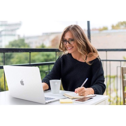 Тънък кейс за Apple Macbook Air 13 (2018-2020)  от Tech-Protect Smartshell - Crystal Clear