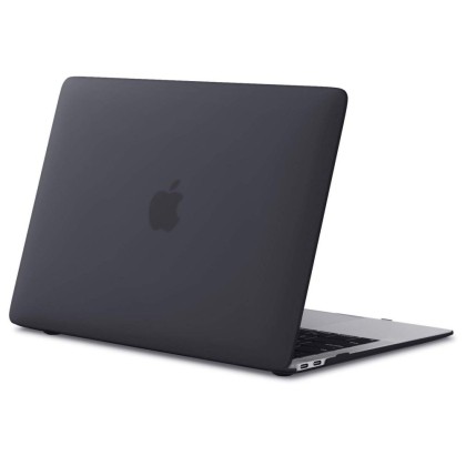 Тънък кейс за Apple Macbook Air 13 (2018-2020) от Tech-Protect Smartshell - Черен мат