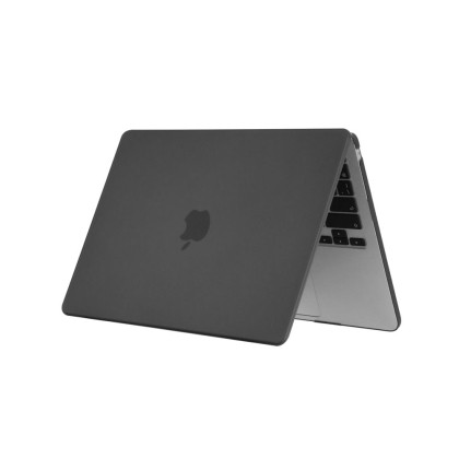 Тънък кейс за Apple Macbook Air 13 M2 / M3 / M4 / (2023-2025) от Tech-Protect Smartshell - Черен мат