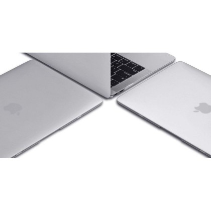 Тънък кейс за Apple Macbook Air 13 M2 / M3 / M4 / (2023-2025) от Tech-Protect Smartshell - Черен мат