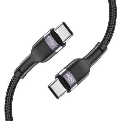 TECH-PROTECT ULTRABOOST TYPE-C CABLE PD60W/3A 100CM BLACK