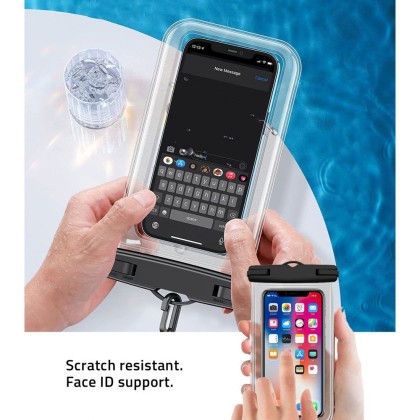 Универсален водоустойчив калъф за смартфони от Tech-Protect Waterproof - Розов