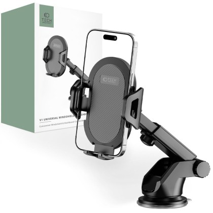 TECH-PROTECT V1 UNIVERSAL WINDSHIELD & DASHBOARD CAR MOUNT BLACK