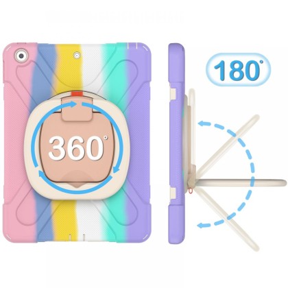 360 градусов калъф за iPad 10.2 2019/2020/2021 от Tech-Protect X-Armor - Baby Color