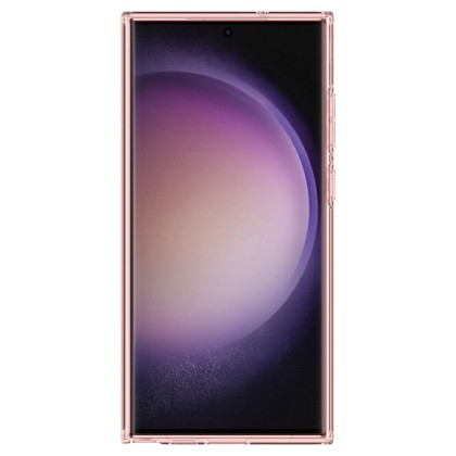 Удароустойчив твърд кейс за Samsung Galaxy S23 Ultra от Spigen Ultra Hybrid - Rose Crystal
