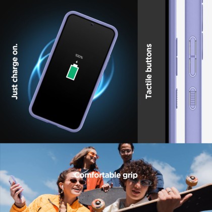 Удароустойчив твърд кейс за Samsung Galaxy A54 5G от Spigen Ultra Hybrid - Awesome Violet