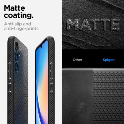 SPIGEN LIQUID AIR GALAXY A34 5G MATTE BLACK