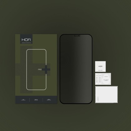 Протектор със затъмняване за iPhone 12 / 12 Pro от Hofi Anti Spy Glass Pro+