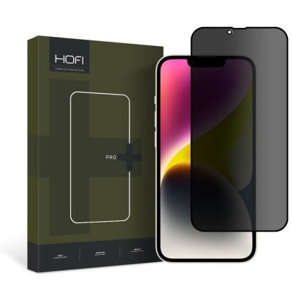 Протектор със затъмняване за iPhone 13 Pro Max / 14 Plus от Hofi Anti Spy Glass Pro+