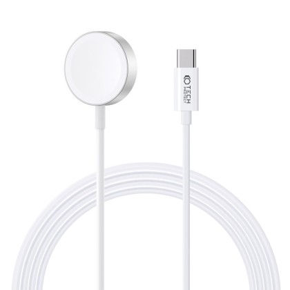 TECH-PROTECT ULTRABOOST MAGNETIC CHARGING TYPE-C CABLE 120CM APPLE WATCH WHITE