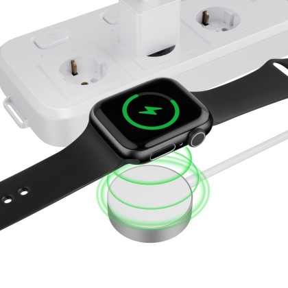 Безжично зарядно устройство 2.5w за Apple Watch от Tech-Protect UltraBoost - Бяло