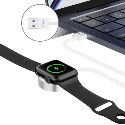 Безжично зарядно устройство 2.5w за Apple Watch от Tech-Protect UltraBoost - Бяло