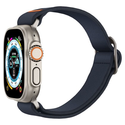 Текстилна каишка за Apple Watch 4 / 5 / 6 / 7 / 8 / SE / Ultra 1/2 (42/44/45/49 mm) от Spigen Fit Lite Ultra - Navy