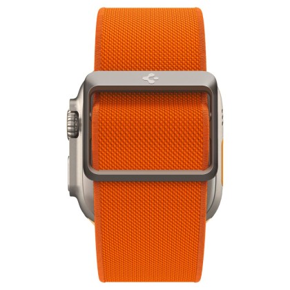 Текстилна каишка за Apple Watch 4 / 5 / 6 / 7 / 8 / SE / Ultra 1/2 (42/44/45/49 mm) от Spigen Fit Lite Ultra - Оранжева