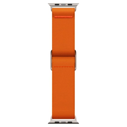 Текстилна каишка за Apple Watch 4 / 5 / 6 / 7 / 8 / SE / Ultra 1/2 (42/44/45/49 mm) от Spigen Fit Lite Ultra - Оранжева