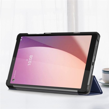 Кожен калъф за Lenovo Tab M8 8.0 4th Gen от Tech-Protect SmartCase - Черен