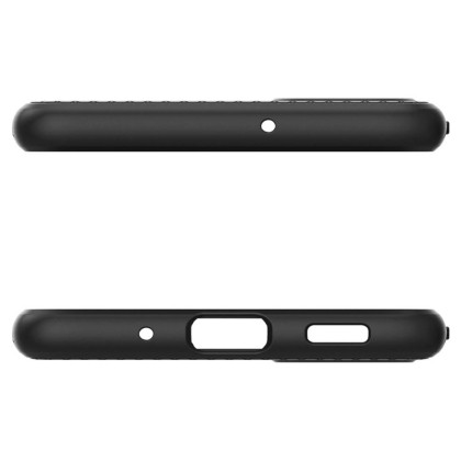 Удароустойчив, силиконов кейс за Samsung Galaxy M52 5G от Spigen Liquid Air - Черен