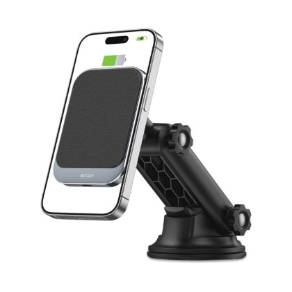 TECH-PROTECT MM15W-V2 MAGNETIC MAGSAFE DASHBOARD CAR MOUNT WIRELESS CHARGER 15W BLACK